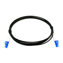 Wanbao factory price black color SC LC FC ST simplex duplex 2.0mm fiber optic patch cord 0.5m